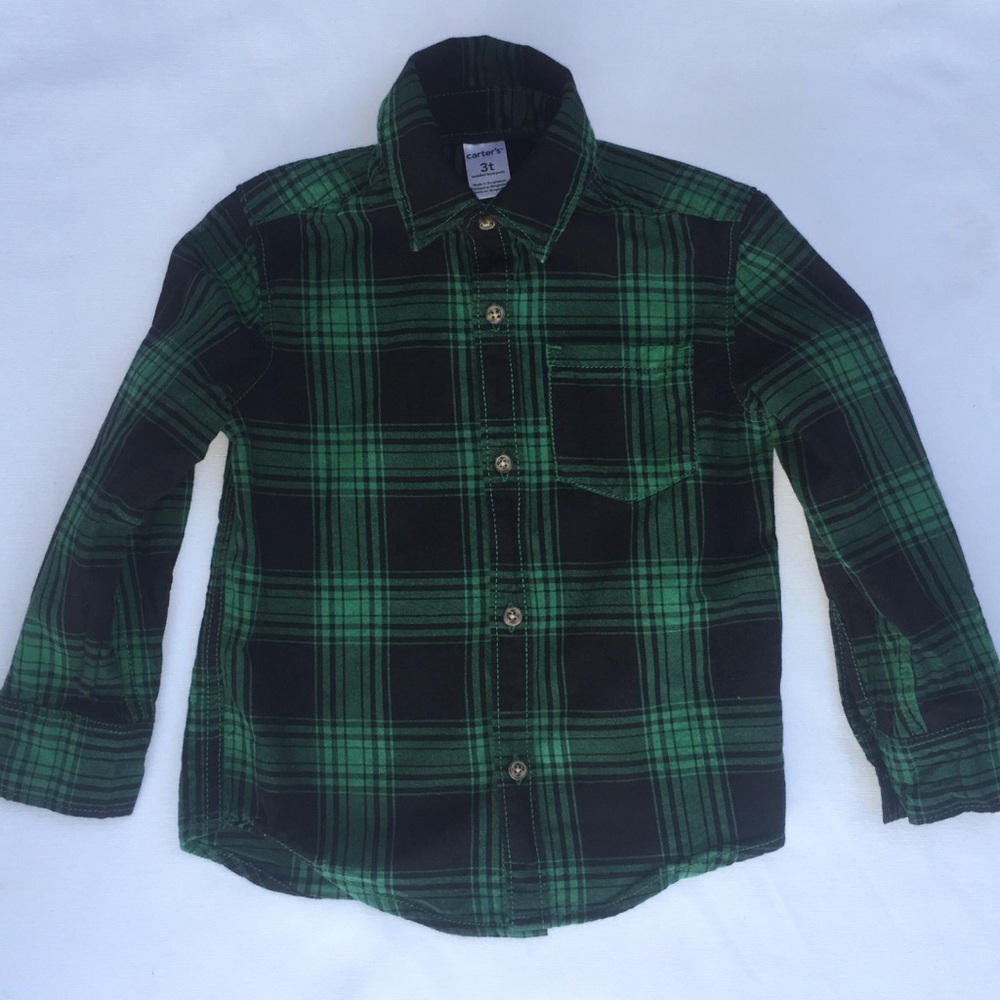 Carters 3T button down shirt, EUC